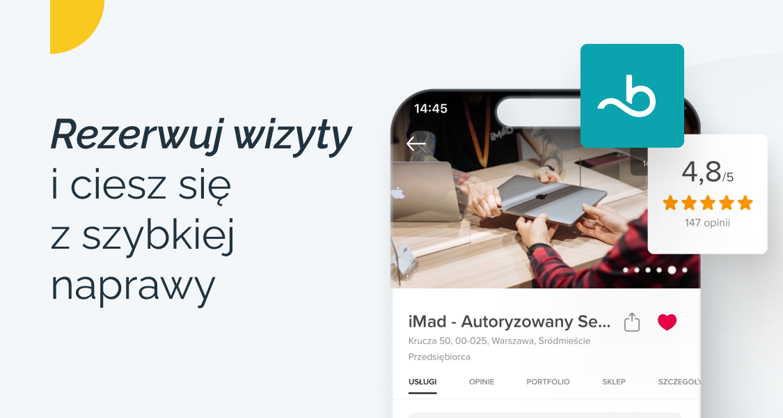 Rezerwuj wizyty i ciesz się z szybkiej naprawy
