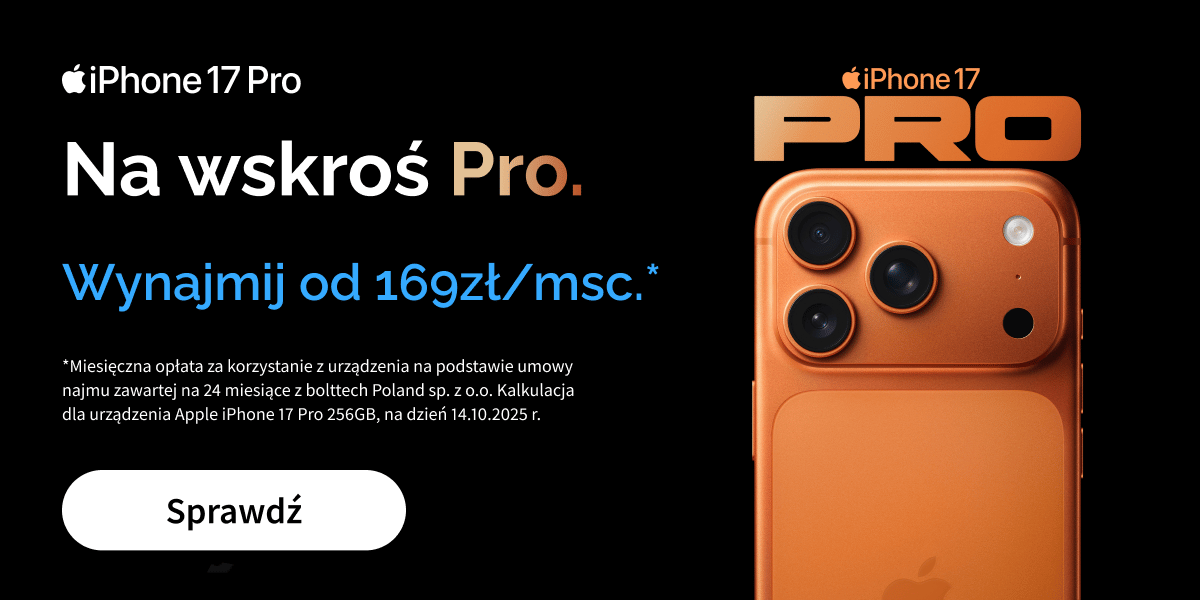 iPhone 17 Pro Wynajem