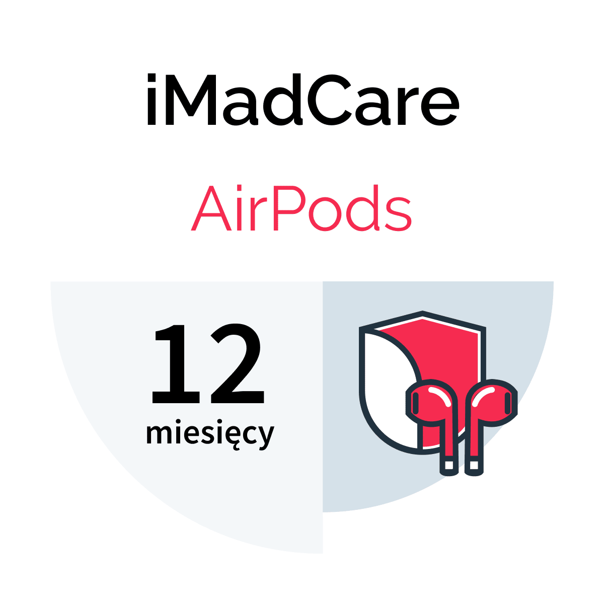 iMadCare Apple Airpods Uszkodzenie 12 miesięcy