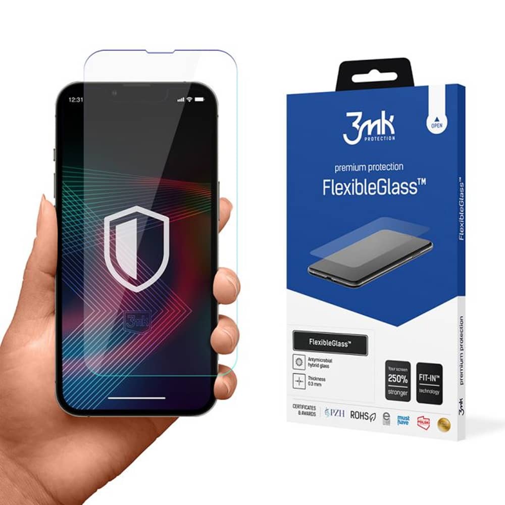 3MK Szkło ochronne Flexible Glass iPhone 14 / 14 Pro