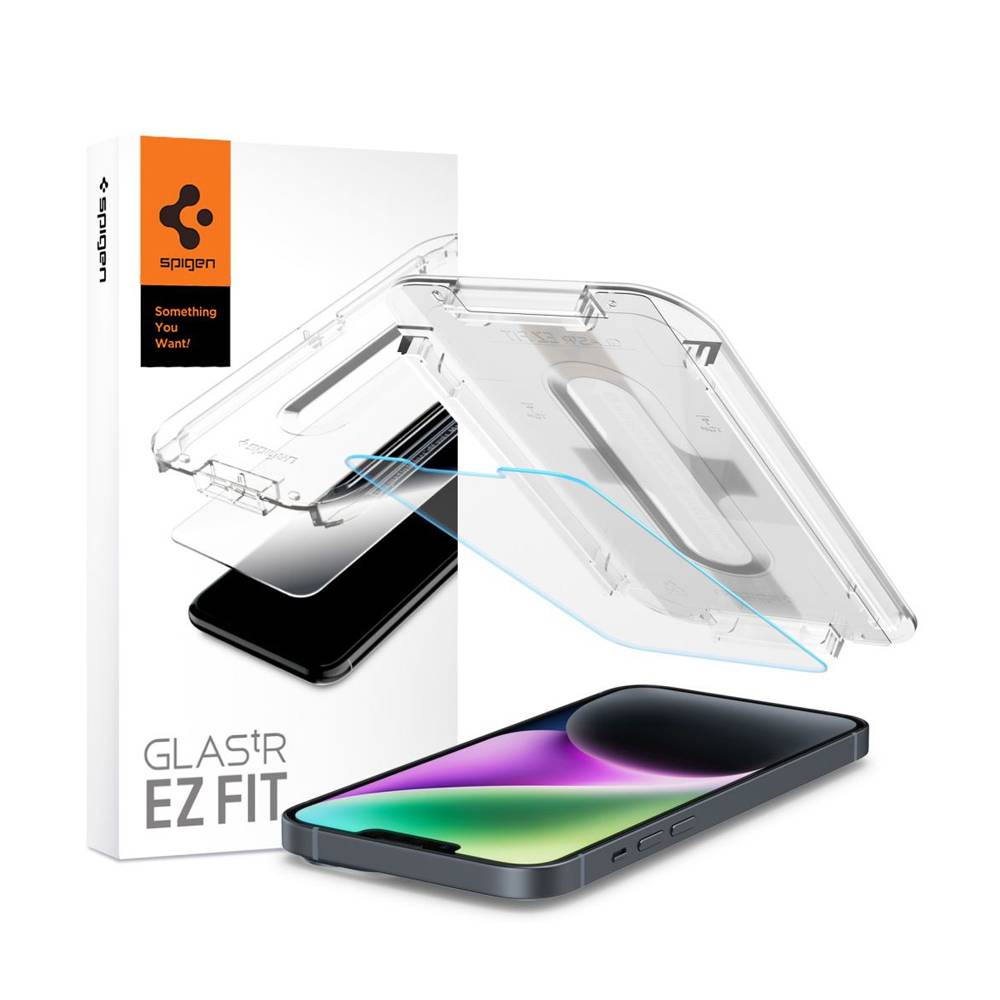 Szkło hartowane Spigen Glas.tR EZ Fit na iPhone 13 / 13 Pro / 14 / 16e