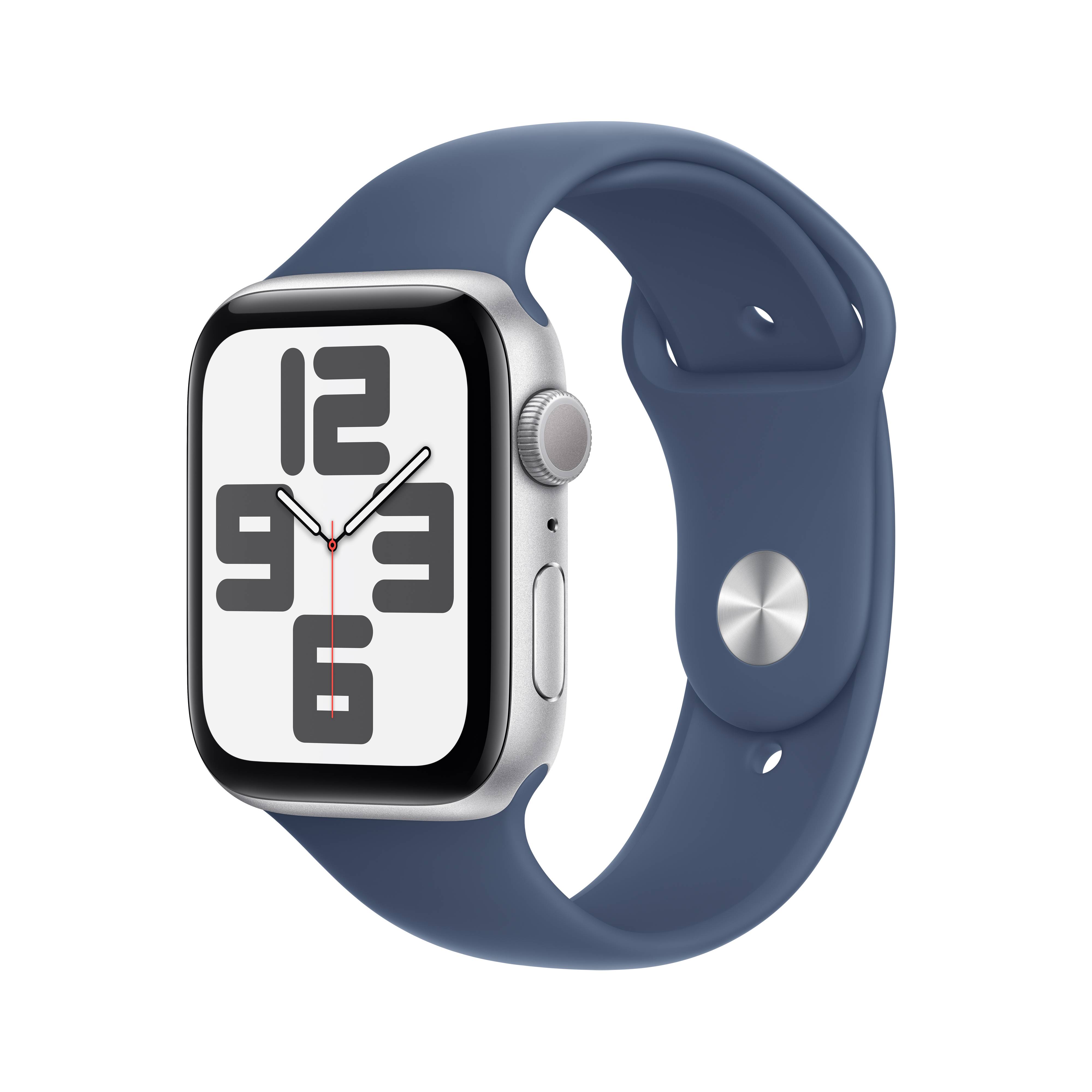 Apple Watch SE GPS 40mm Silver Aluminium Case with Denim