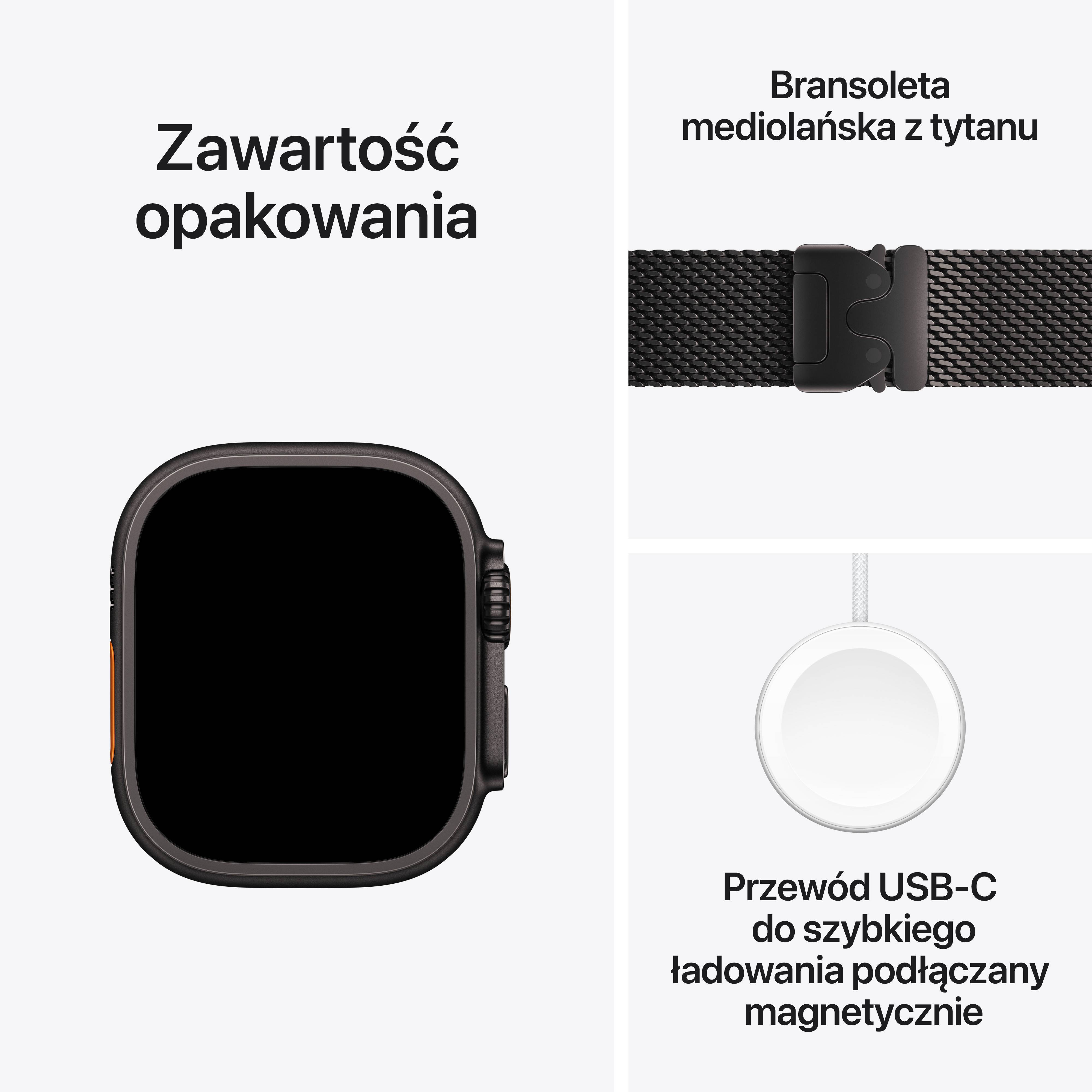 時計 Apple Watch ultra2 Black titanium Apple Watch Ultra 2 Black Titanium/Black Trail Loop M/L LTE