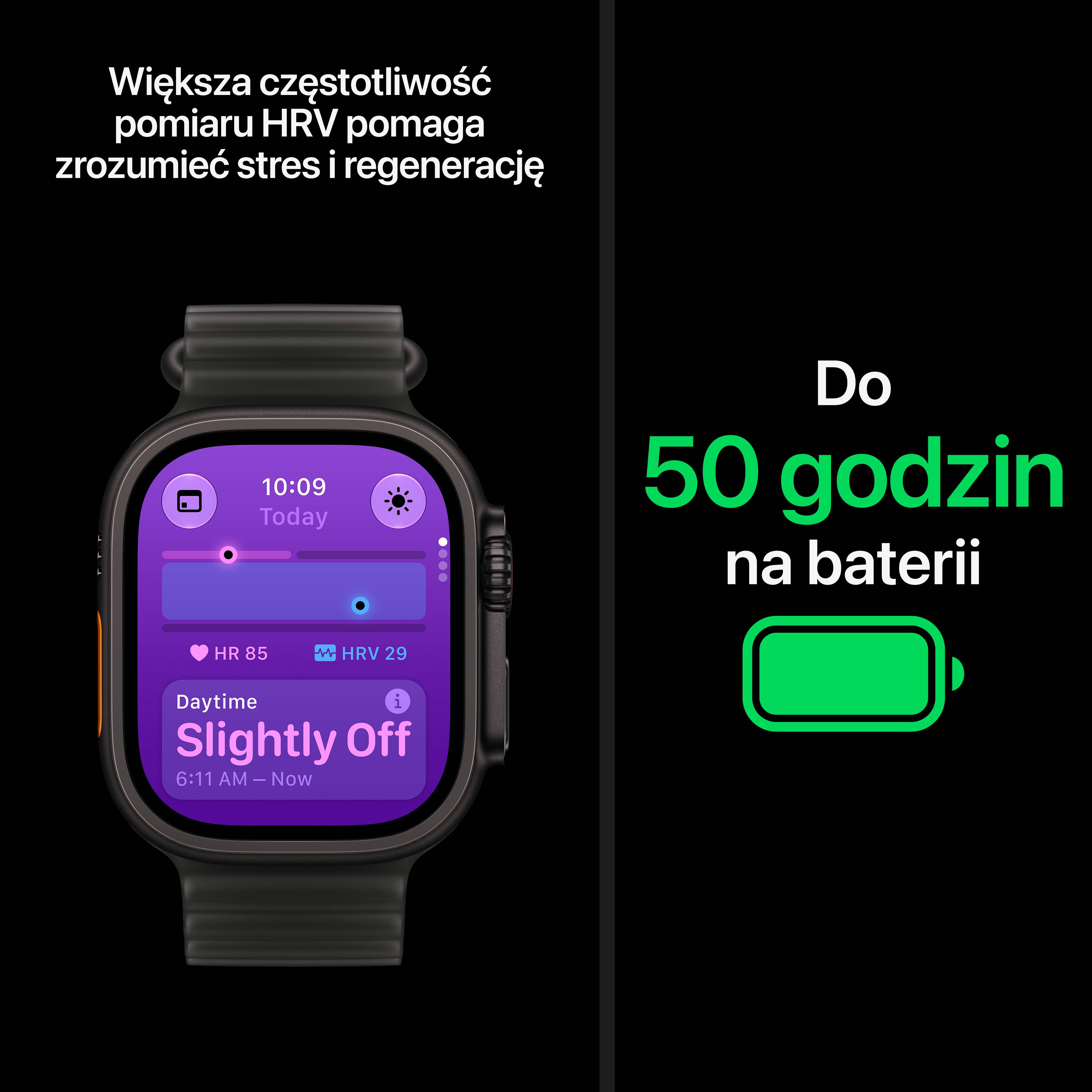 Apple Watch Ultra 4 GPS + Cellular 49mm Black Titanium Case with Burgundy Trail Loop - S/M