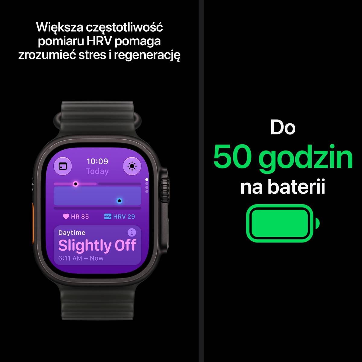 Apple Watch Ultra 4 GPS + Cellular 49mm Black Titanium Case with Burgundy Trail Loop - S/M