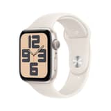 Apple Watch SE GPS 40mm Starlight Aluminium Case with Starlight Sport Band - M/L-2024