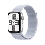 Apple Watch SE GPS 44mm Silver Aluminium Case with Blue Cloud Sport Loop-2024