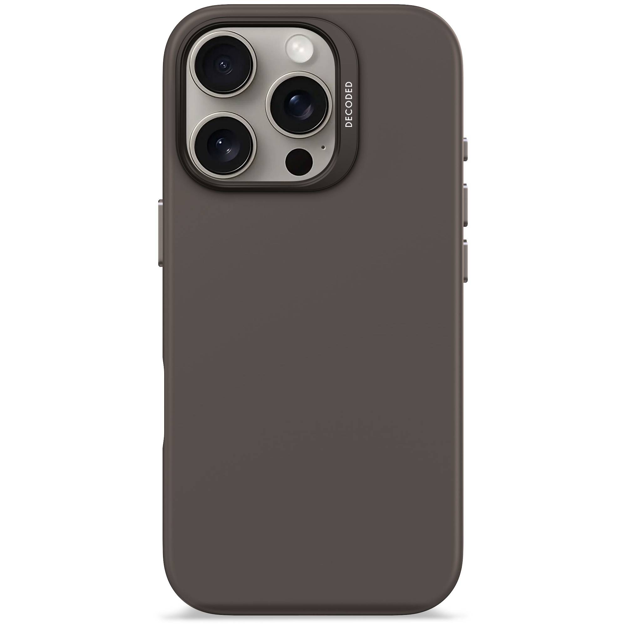 Decoded AntiMicrobial Silicone Backcover - silikonowa obudowa ochronna do iPhone 16 Pro kompatybilna z MagSafe (phantom)