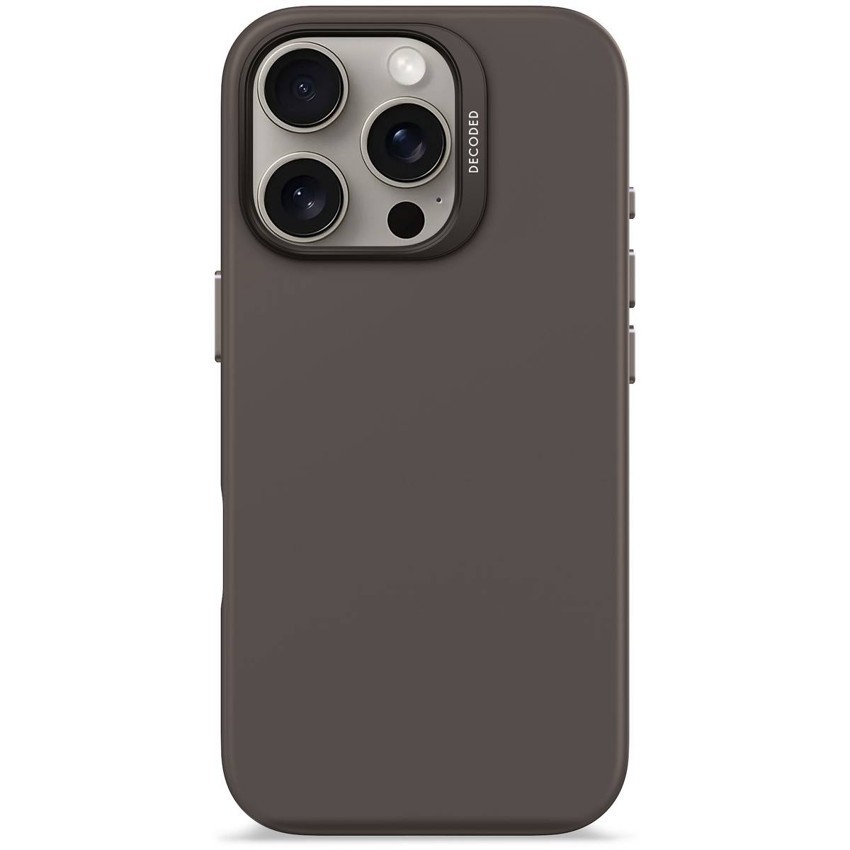 Decoded AntiMicrobial Silicone Backcover - silikonowa obudowa ochronna do iPhone 16 Pro kompatybilna z MagSafe (phantom)