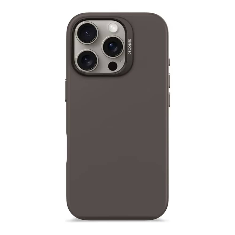 Decoded AntiMicrobial Silicone Backcover - silikonowa obudowa ochronna do iPhone 16 Pro kompatybilna z MagSafe (phantom)