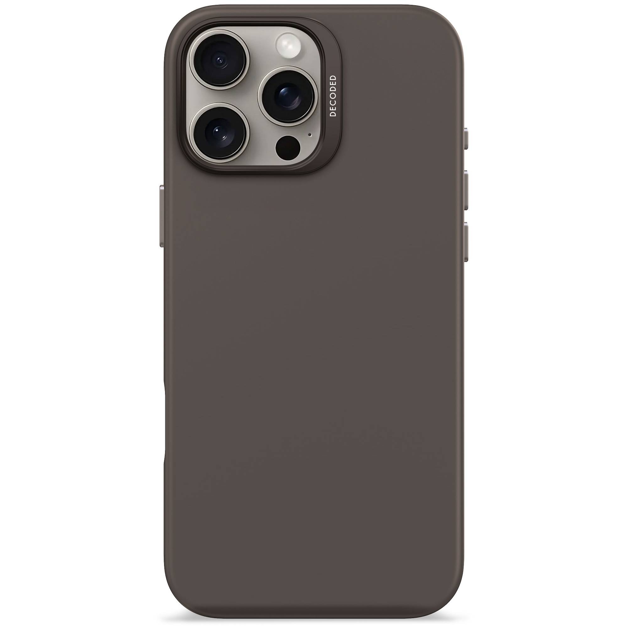 Decoded AntiMicrobial Silicone Backcover - silikonowa obudowa ochronna do iPhone 16 Pro Max kompatybilna z MagSafe (phantom)
