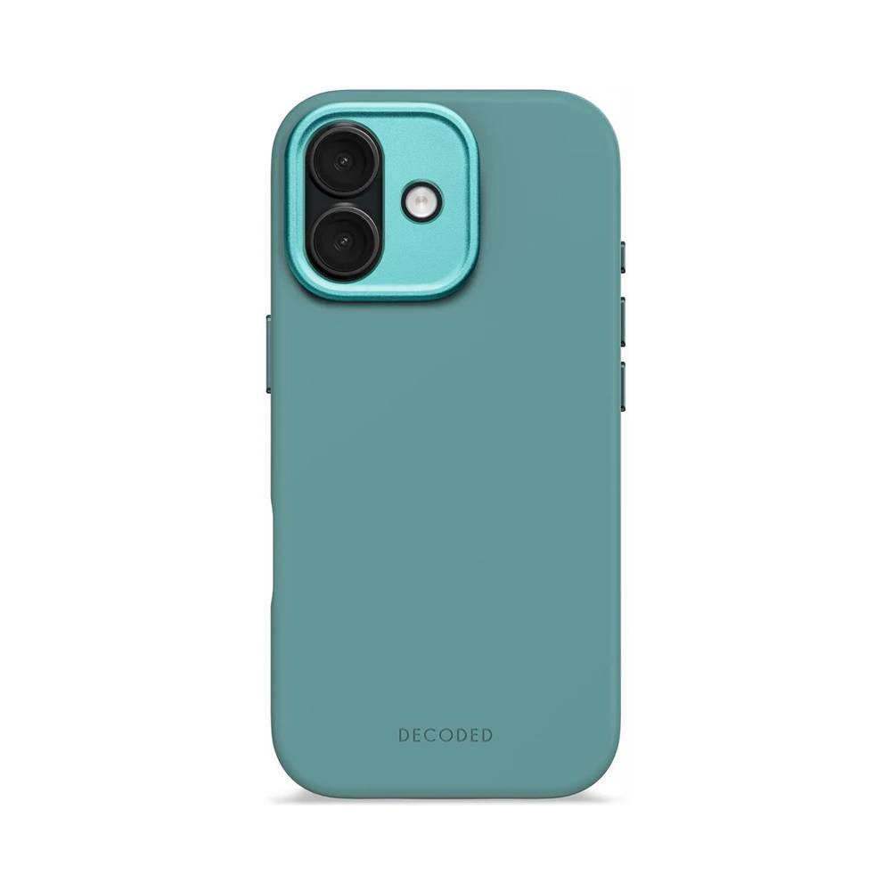 Decoded AntiMicrobial Silicone Backcover - silikonowa obudowa ochronna do iPhone 17 kompatybilna z MagSafe (retro blue)