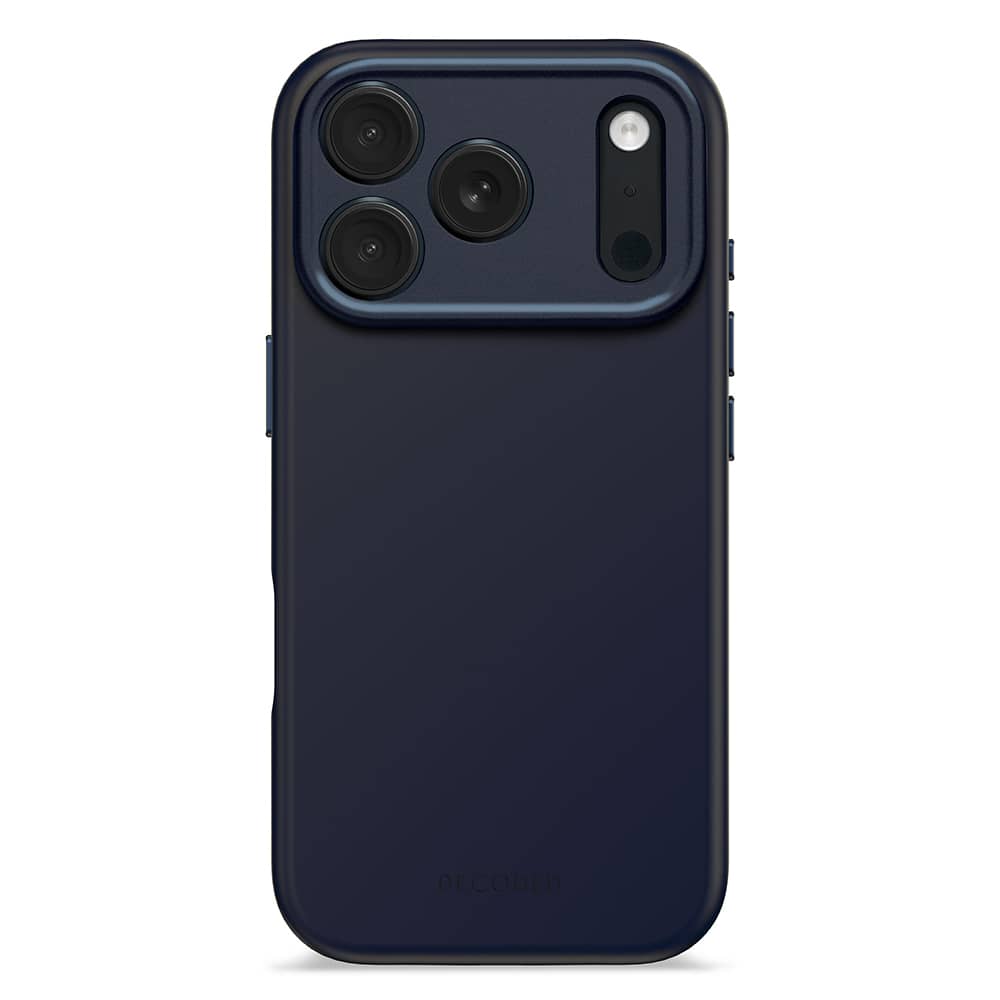 Decoded AntiMicrobial Silicone Backcover - silikonowa obudowa ochronna do iPhone 17 Pro kompatybilna z MagSafe (true navy)