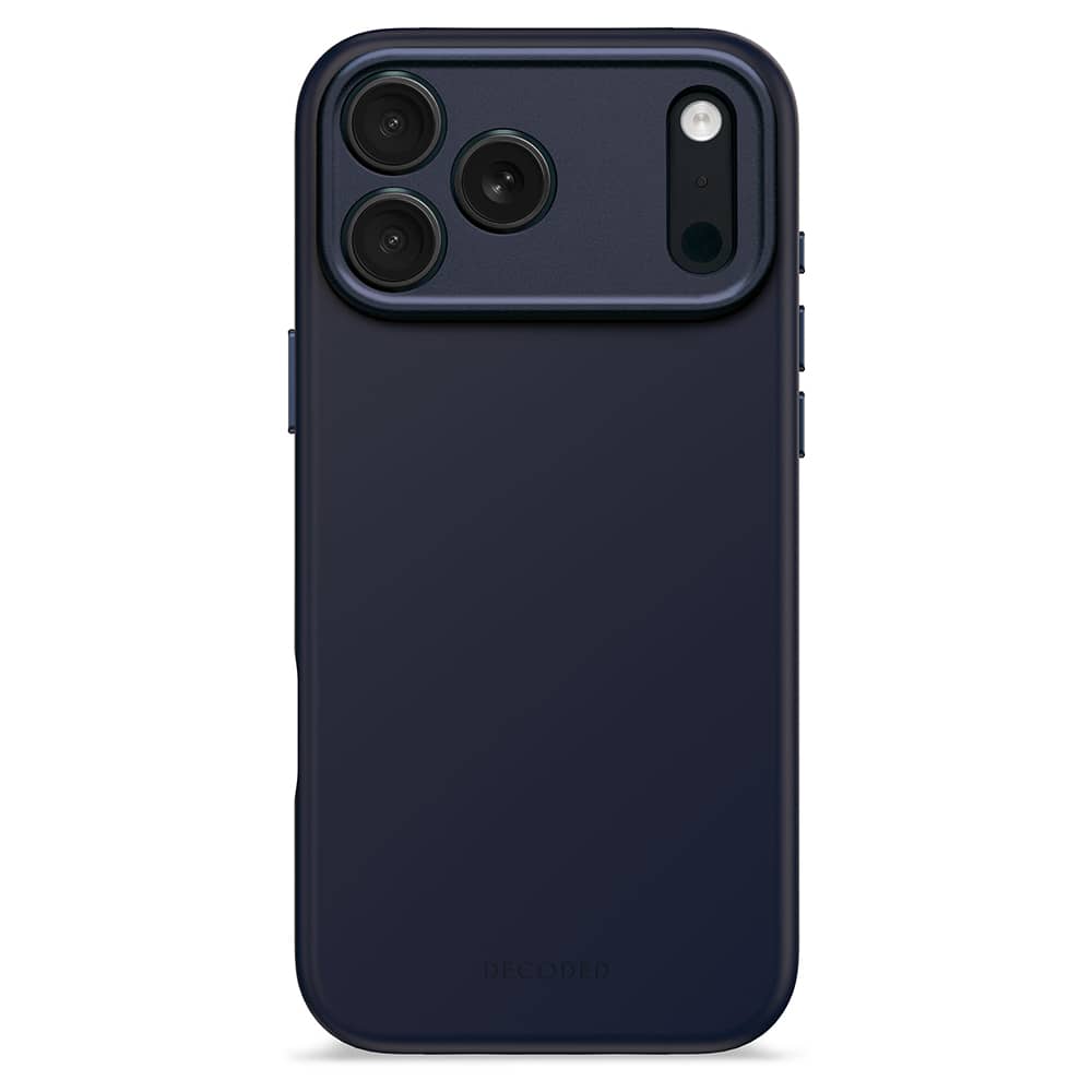 Decoded AntiMicrobial Silicone Backcover - silikonowa obudowa ochronna do iPhone 17 Pro Max kompatybilna z MagSafe (true navy)