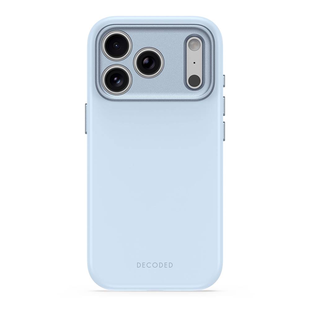 Decoded AntiMicrobial Silicone Backcover - etui do iPhone 18 Pro Max / 17 Pro Max kompatybilne z MagSafe (Light Blue)