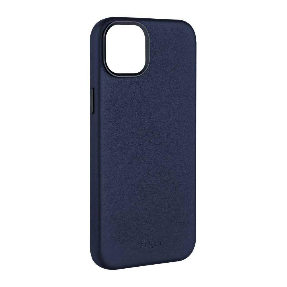 FIXED MagLeather etui do Apple iPhone 15 Plus, niebieskie