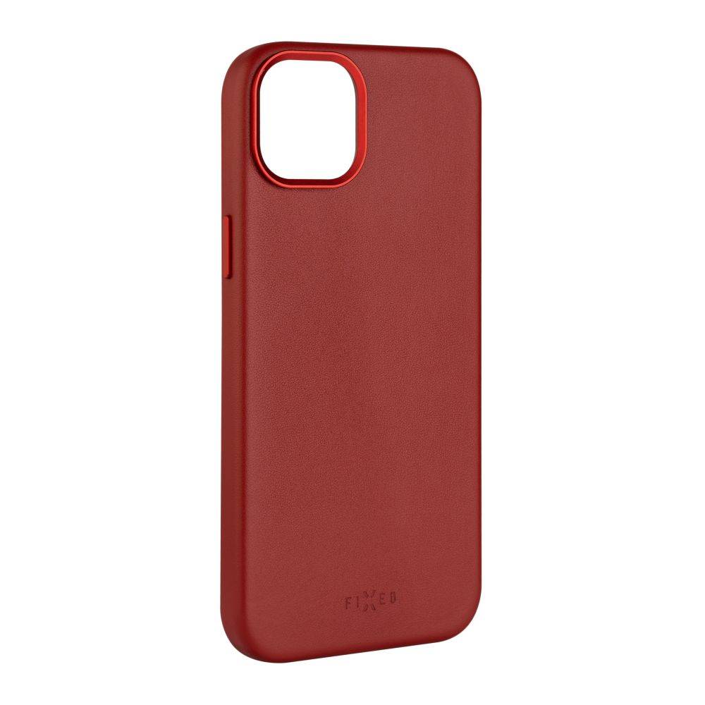 FIXED MagLeather etui do Apple iPhone 15 Plus, czerwone