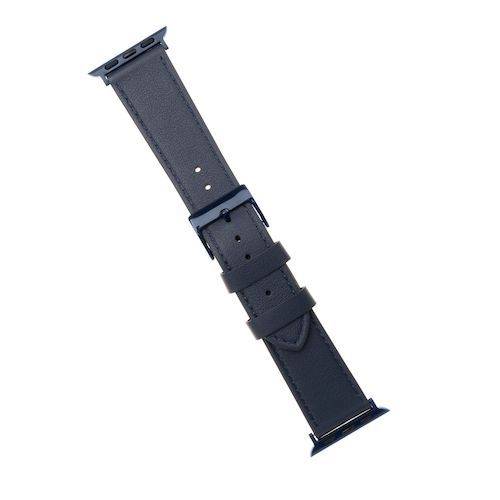 FIXED Leather Strap do Apple Watch 42/44/45/49mm - black