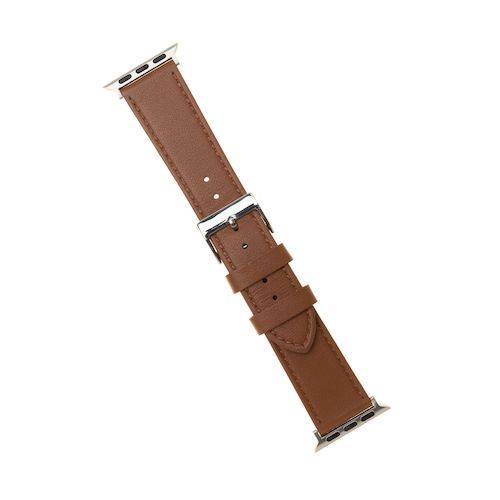 FIXED Leather Strap do Apple Watch 42/44/45/49mm - brown