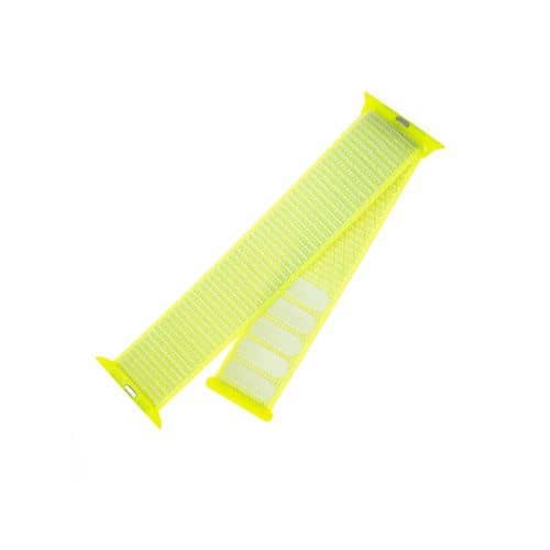 FIXED Nylon Strap do Apple Watch 42/44/45/49mm - lime