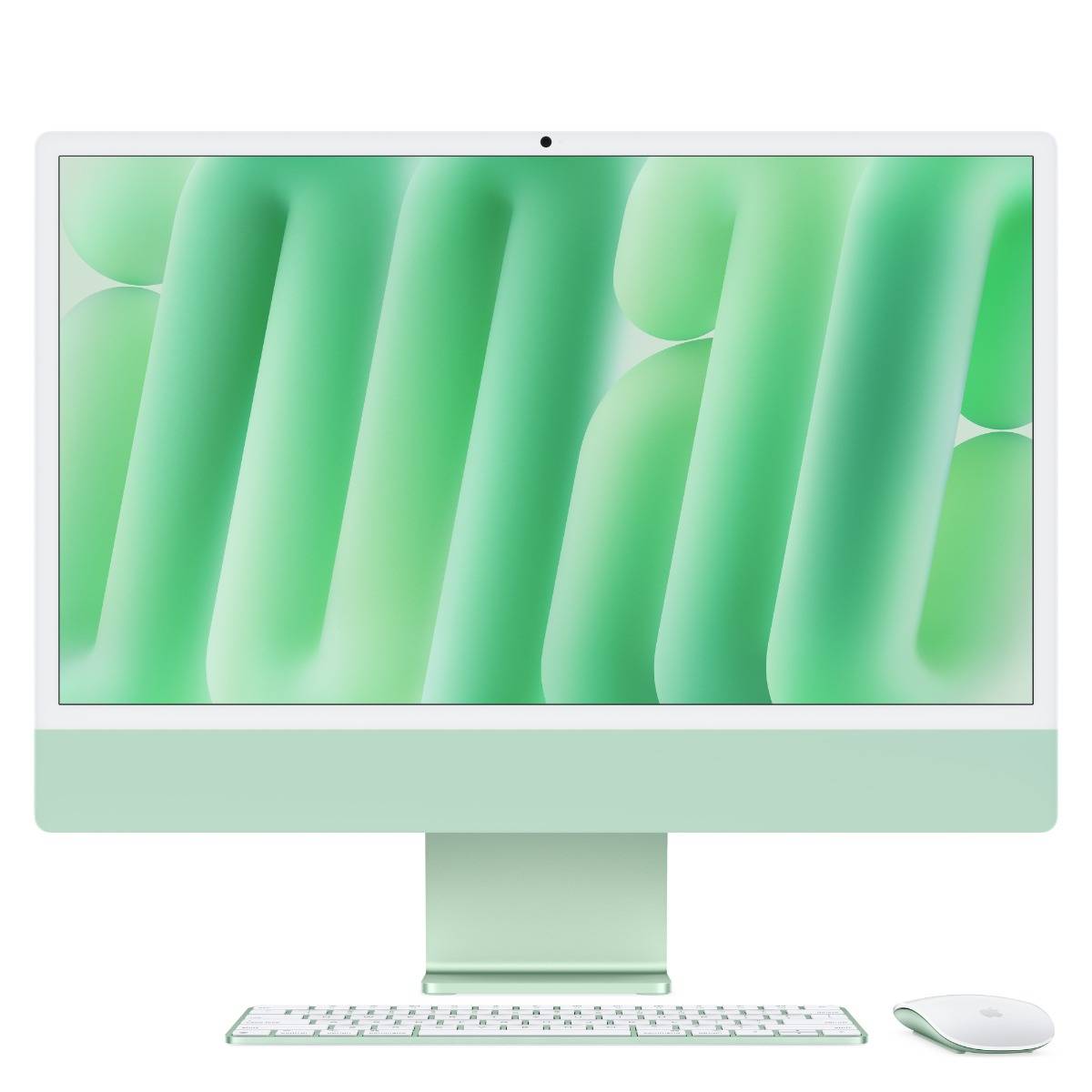 24-inch iMac with Retina 4.5K display: Apple M4 chip with 8‑core CPU and 8‑core GPU, 16GB RAM, 256GB SSD - Green