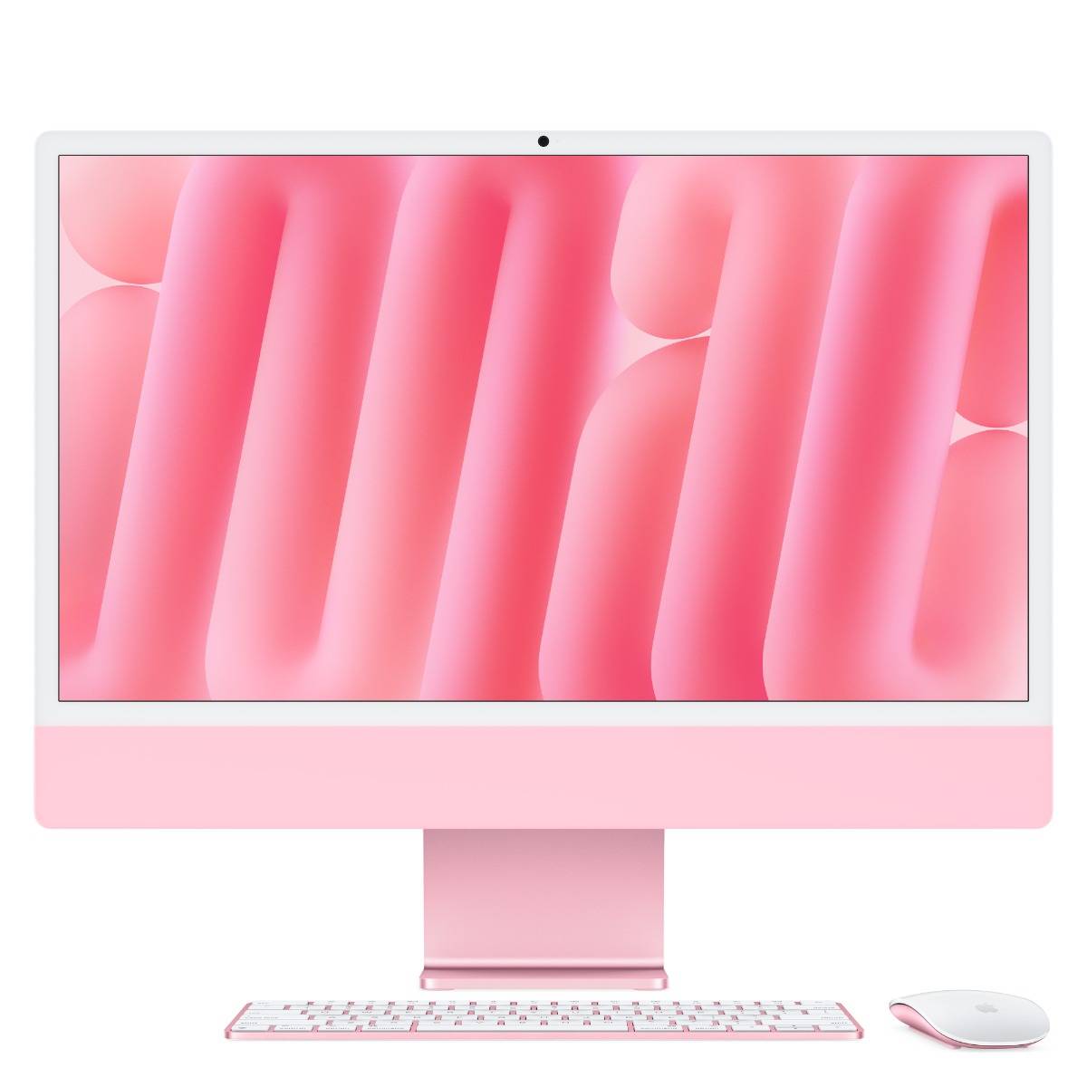 24-inch iMac with Retina 4.5K display: Apple M4 chip with 8‑core CPU and 8‑core GPU, 16GB RAM, 256GB SSD - Pink