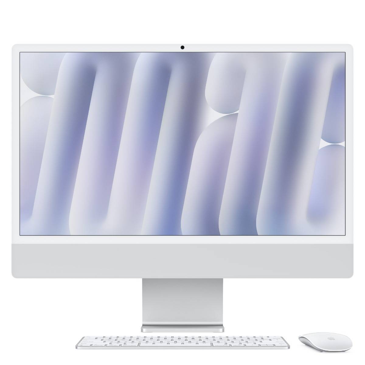 24-inch iMac with Retina 4.5K display: Apple M4 chip with 10‑core CPU and 10‑core GPU, 16GB RAM, 256GB SSD - Silver