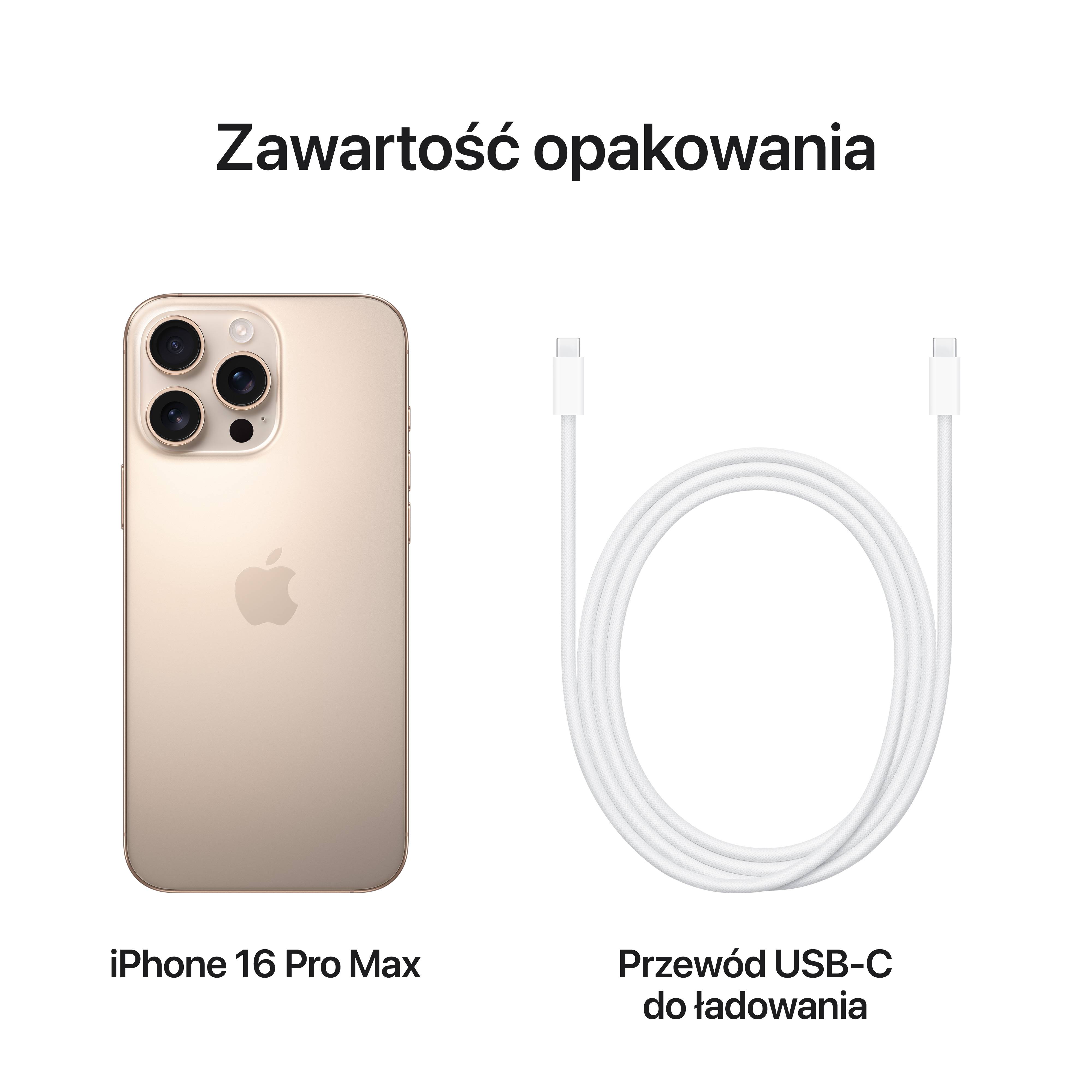 iPhone 16 Pro Max 1TB Desert Titanium | iMad - Autoryzowany
