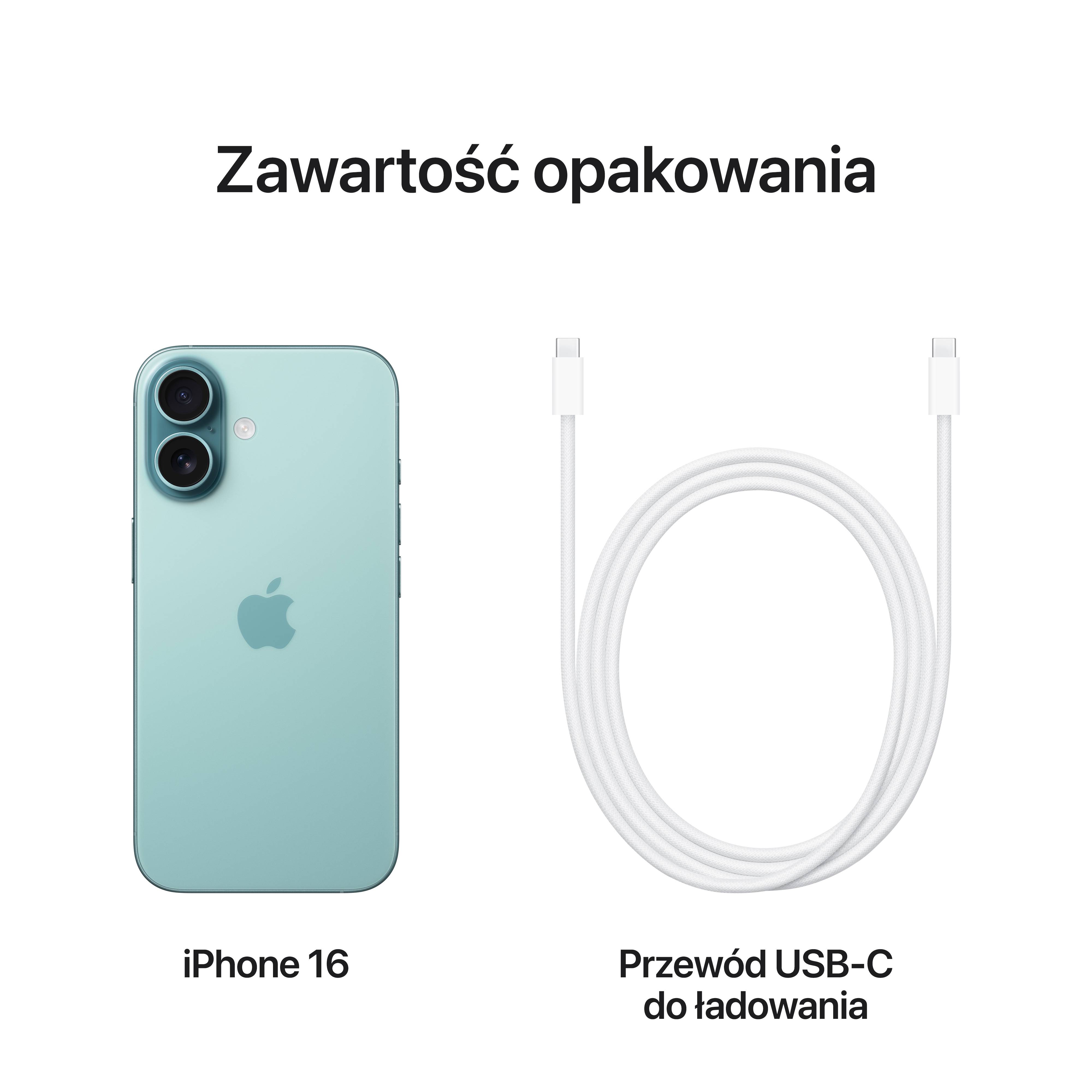 iPhone 16 128GB Teal | iMad - Autoryzowany Sprzedawca Apple