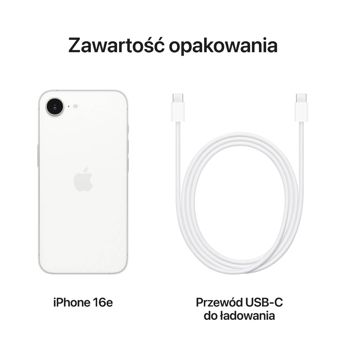 iPhone 16e 128GB White | iMad - Autoryzowany Sprzedawca