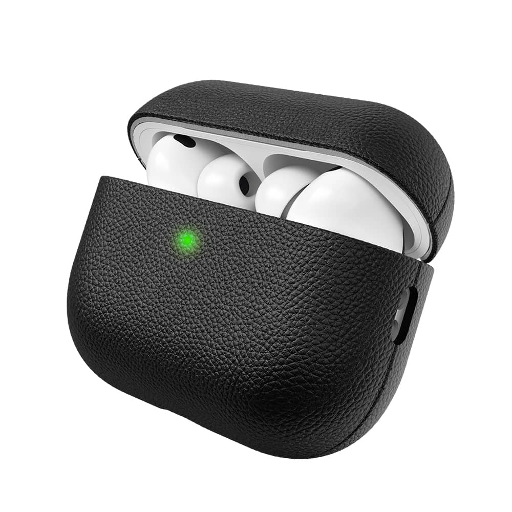 KeyBudz Artisan Leather Case - skórzane etui ochronne do AirPods Pro 3 (black)