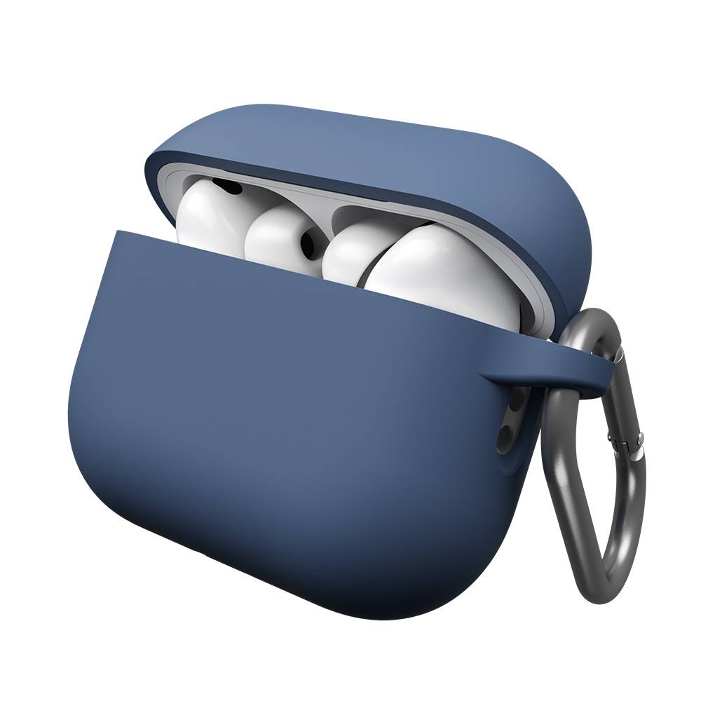 KeyBudz Elevate Keychain - silikonowe etui ochronne do AirPods Pro 3 (cobalt blue)