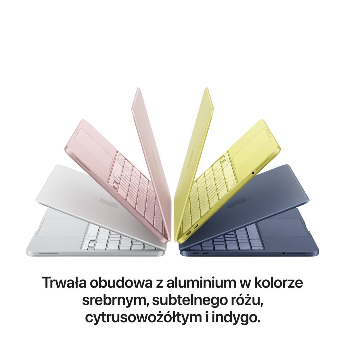 13-inch MacBook Neo: Apple A18 Pro chip with 6-core CPU and 5-core GPU, 8GB RAM, 256GB SSD - Citrus