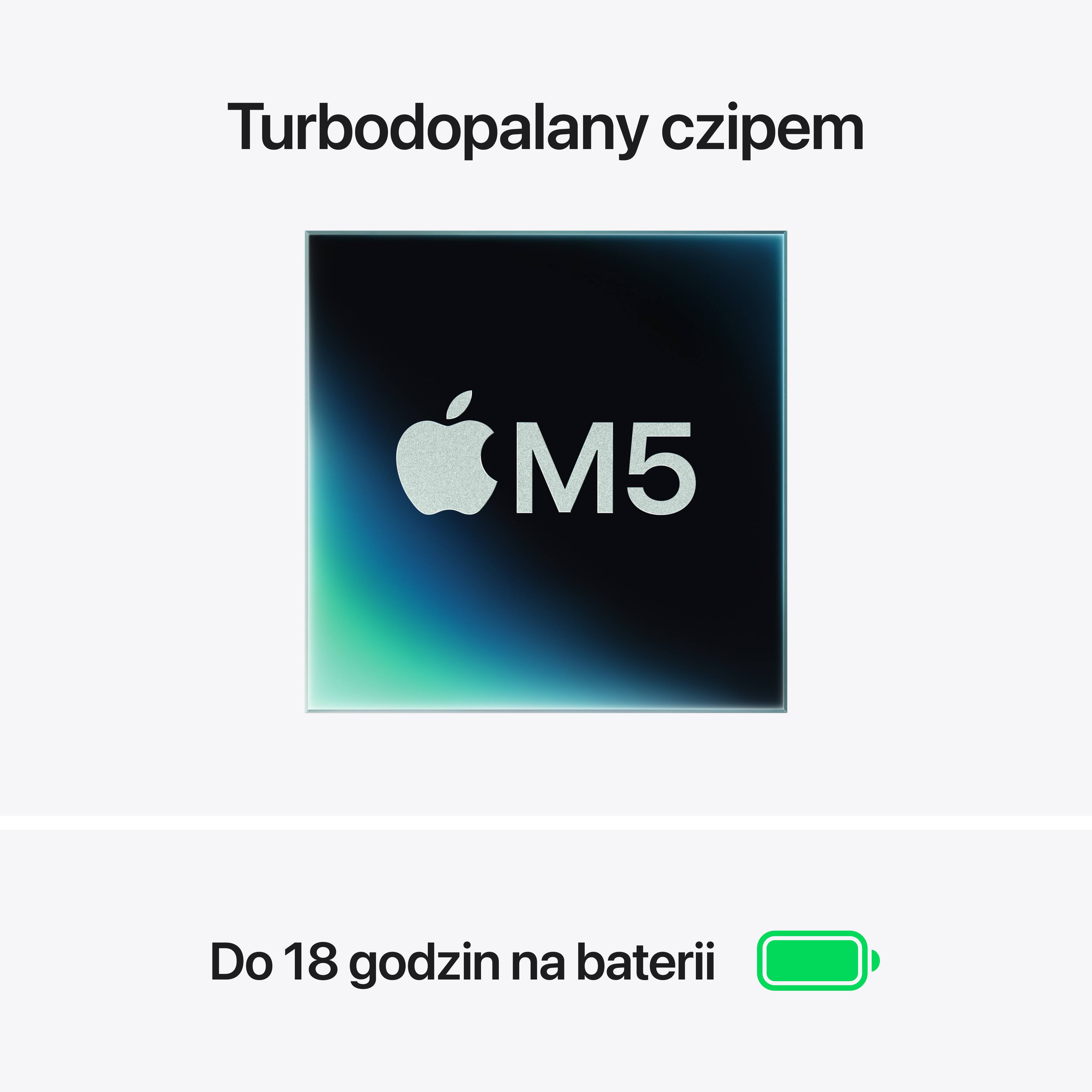 13-inch MacBook Air: Apple M5 chip with 10‑core CPU and 10‑core GPU, 24GB RAM, 1TB SSD - Silver - MDH94ZE/A