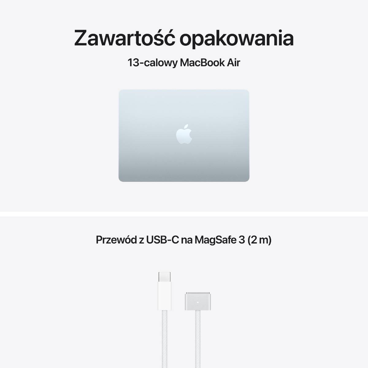 13-inch MacBook Air: Apple M5 chip with 10 core CPU and 10 core GPU, 24GB, 512GB SSD, 70W - Sky Blue