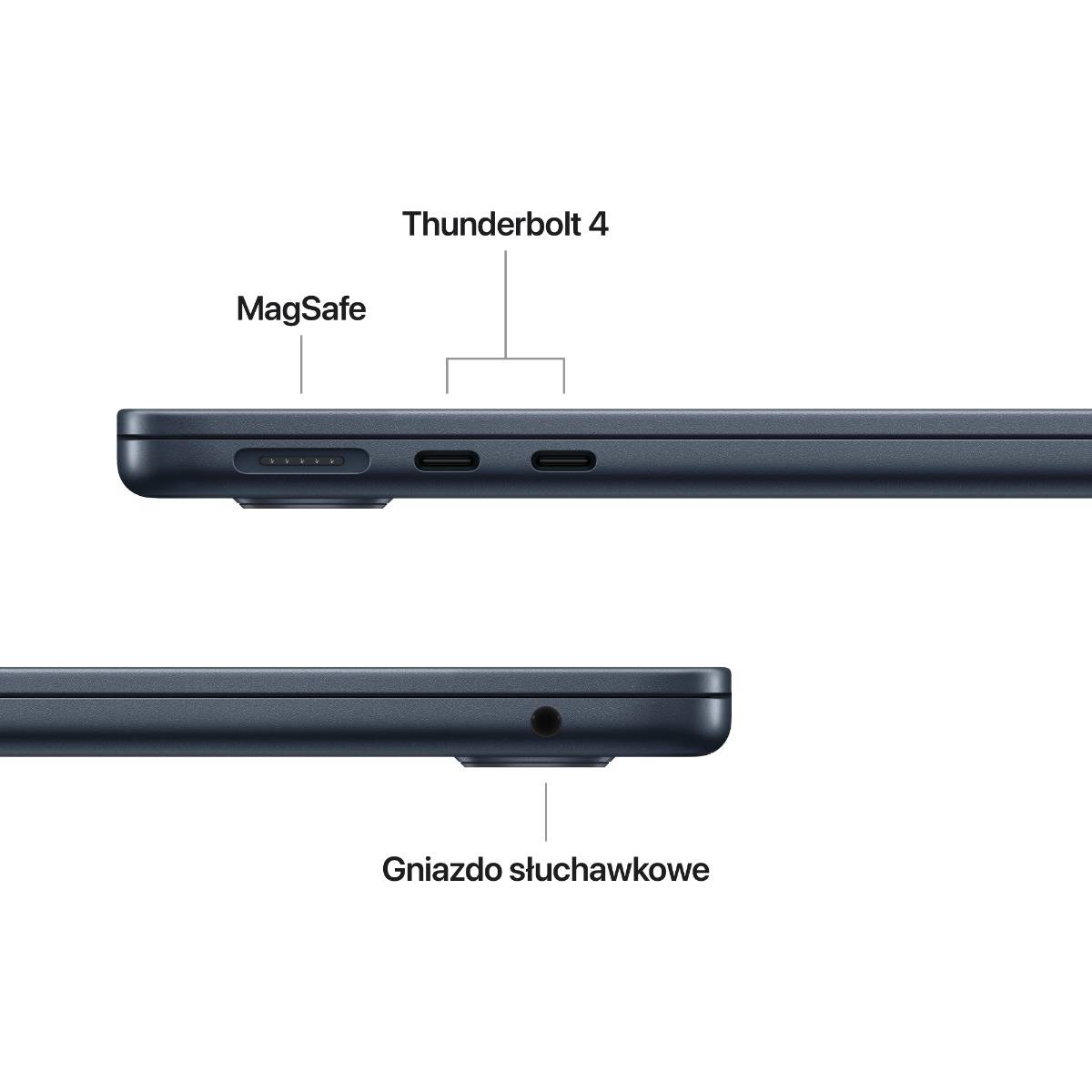 13-inch MacBook Air: Apple M4 chip with 10-core CPU and 10-core GPU, 24GB RAM, 256GB SSD, 70W- Midnight
