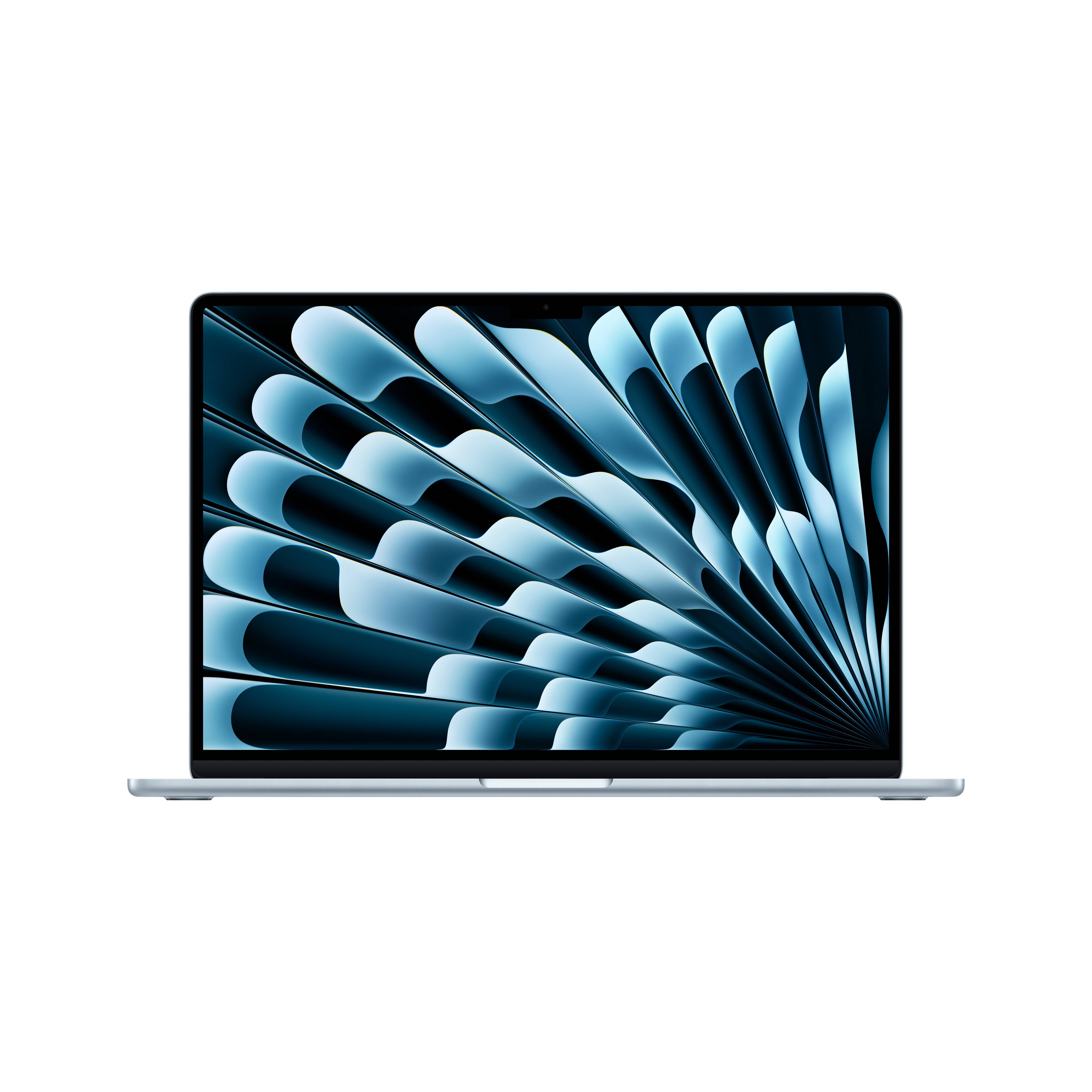 15-inch MacBook Air: Apple M5 chip with 10 core CPU and 10 core GPU, 16GB, 512GB SSD - Sky Blue