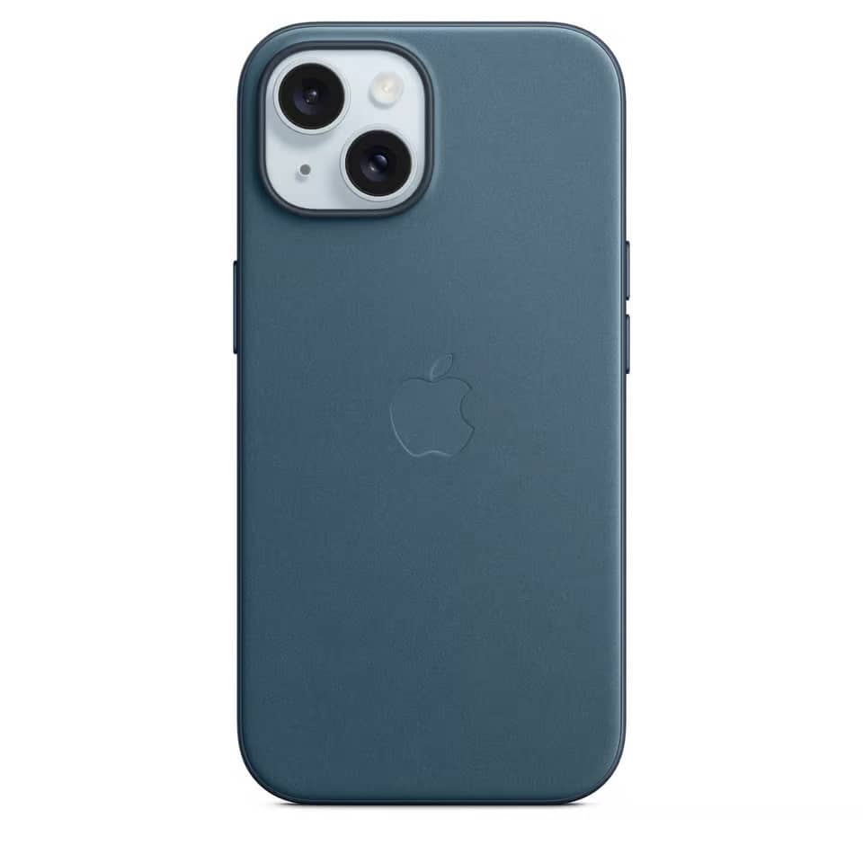 iPhone 15 FineWoven Case with MagSafe - Pacific Blue | iMad