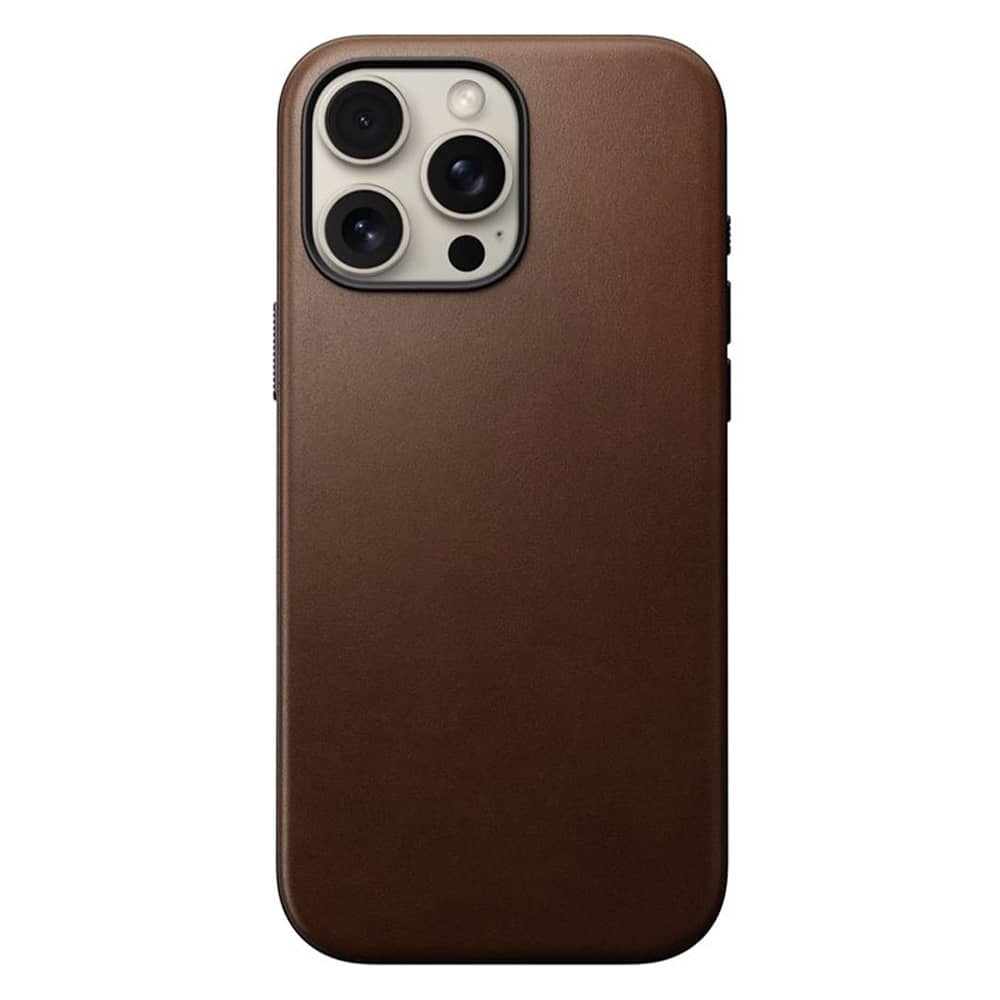 NOMAD Modern Leather Case - skórzane etui ochronne do iPhone 16 Pro Max (brown)