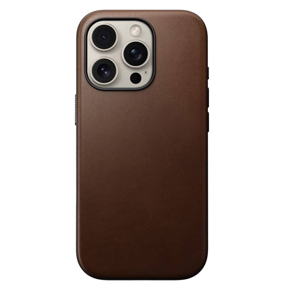 NOMAD Modern Leather Case - skórzane etui ochronne do iPhone 16 Pro (brown)