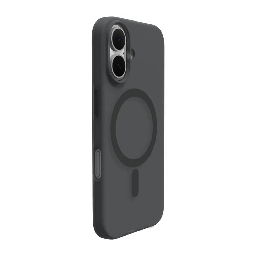 Etui silikonowe Puro Daylight MagSafe do iPhone 16 - czarne