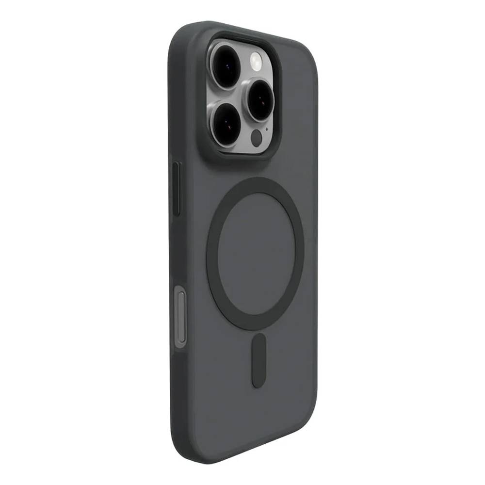 Etui silikonowe Puro Daylight MagSafe do iPhone 16 Pro - czarne