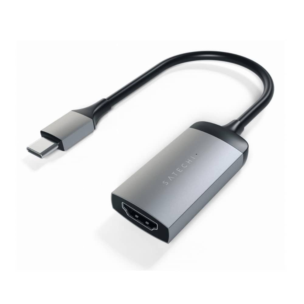 Satechi Aluminium Adapter - aluminiowy adapter do urządzeń mobilnych USB-C/ 4K HDMI (space gray)