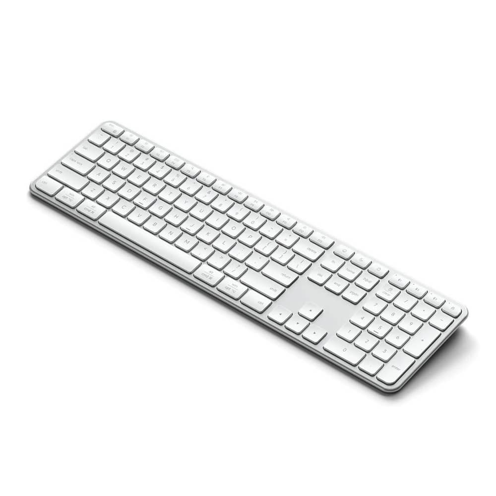 Satechi Slim EX3 - klawiatura Bluetooth do trzech urządzeń z przełącznikiem trybu Mac/Windows (silver)