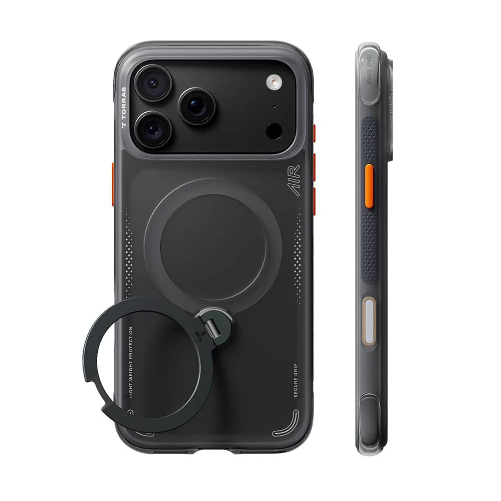 TORRAS Ostand Q3 Air - etui do iPhone 18 Pro Max / 17 Pro Max kompatybilne z MagSafe (black)