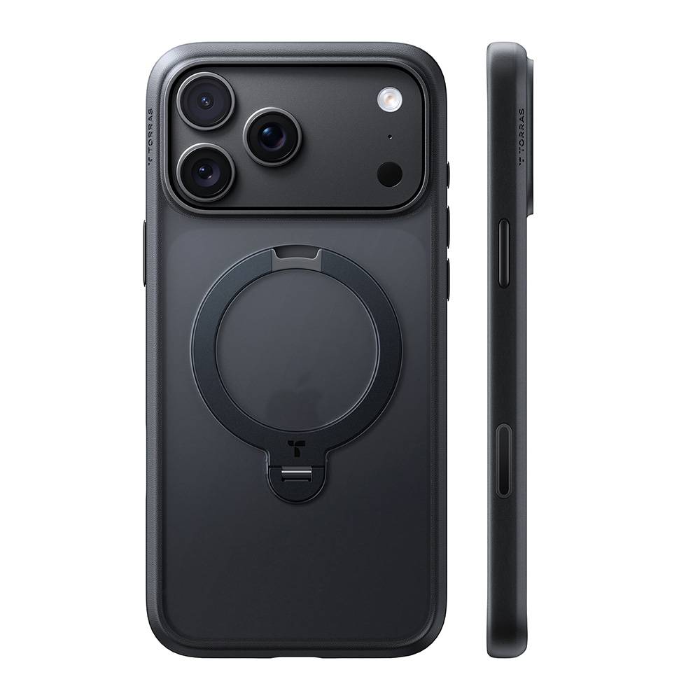 TORRAS Ostand Q3 Rugg - etui do iPhone 18 Pro Max / 17 Pro Max kompatybilne z MagSafe (black)