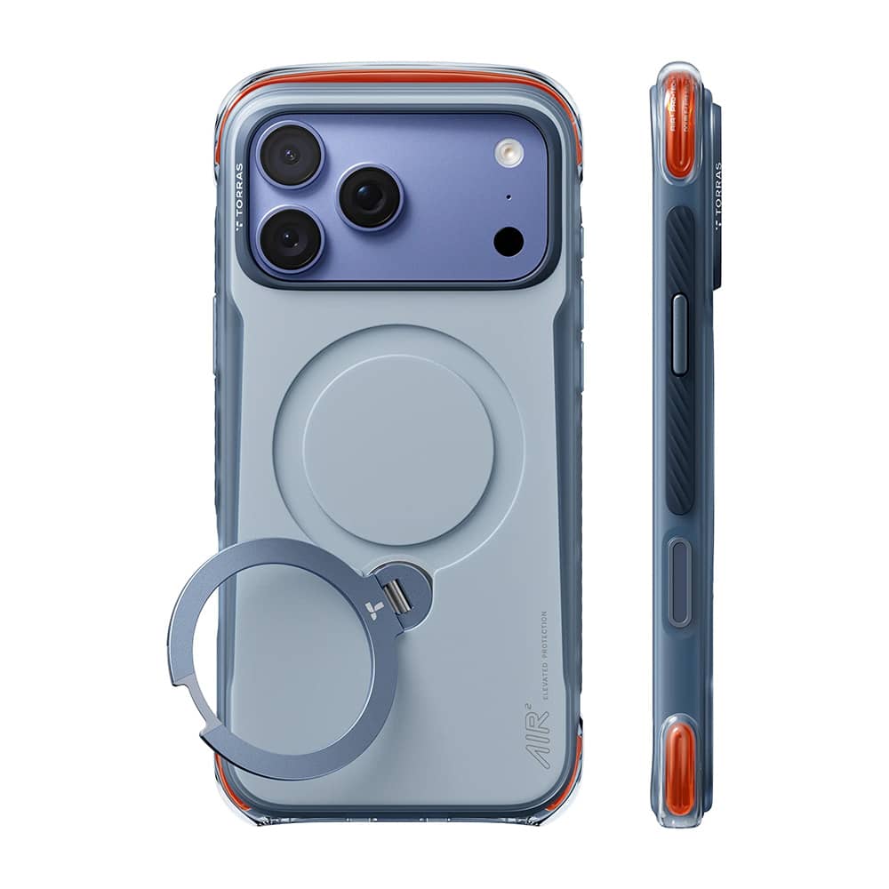TORRAS Ostand Q3 Air Pro - etui do iPhone 18 Pro Max / 17 Pro Max kompatybilne z MagSafe (polar slate)