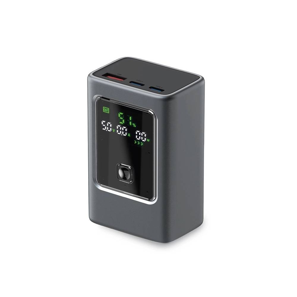 Powerbank SBS 10000mAh PD 35W z wyświetlaczem LCD - szary