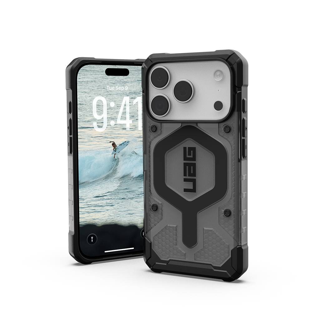 UAG Pathfinder Clear MagSafe - etui do iPhone 17 Pro kompatybilne z MagSafe (ash/black)