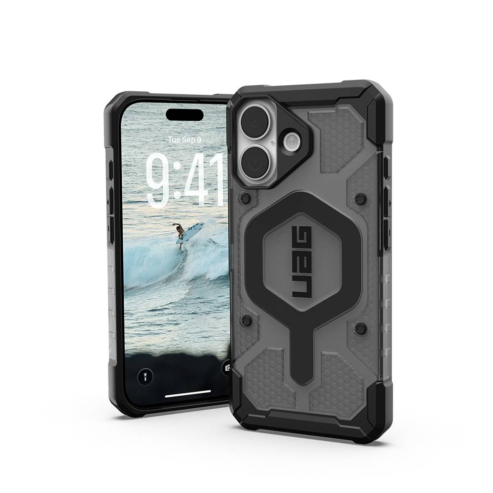 UAG Pathfinder Clear MagSafe - etui do iPhone 17 kompatybilne z MagSafe (ash/black)